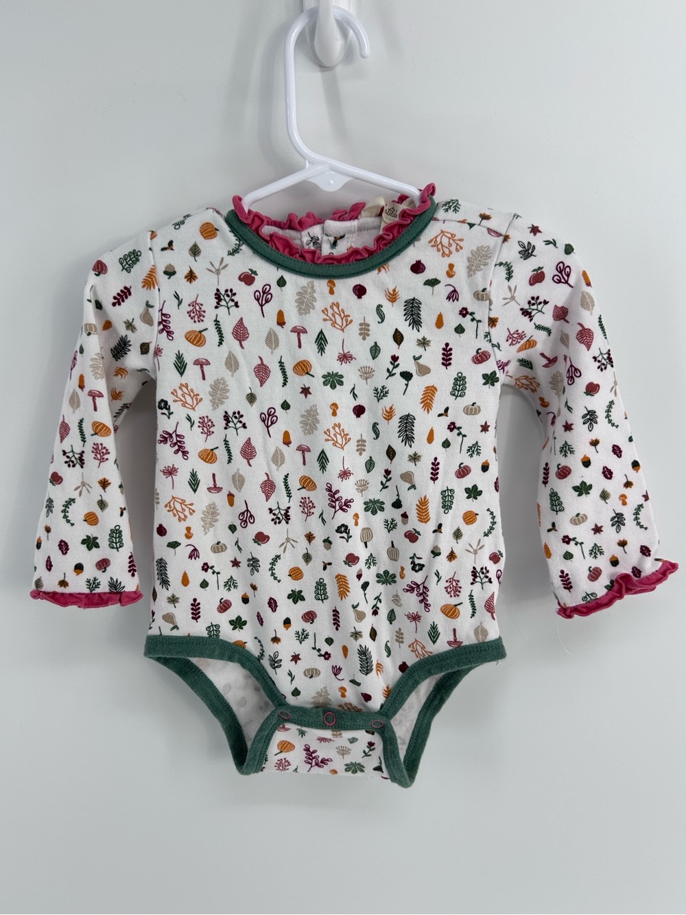 Matilda Jane Fall Forest Pumpkin Onesie - 12/18